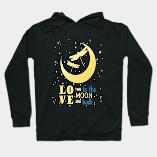 Love You To The Moon And Back Daughter Hoodie